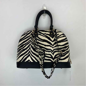 Pre-Owned galian Zebra faux leather Handbag