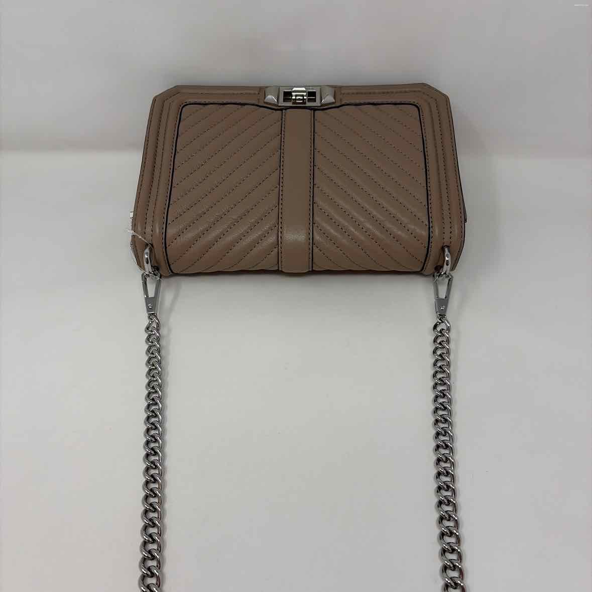 Pre-Owned Rebecca Minkoff Taupe Leather Handbag
