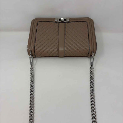 Pre-Owned Rebecca Minkoff Taupe Leather Handbag