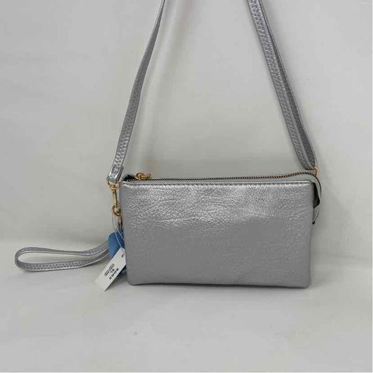 Boutique Silver faux leather Handbag