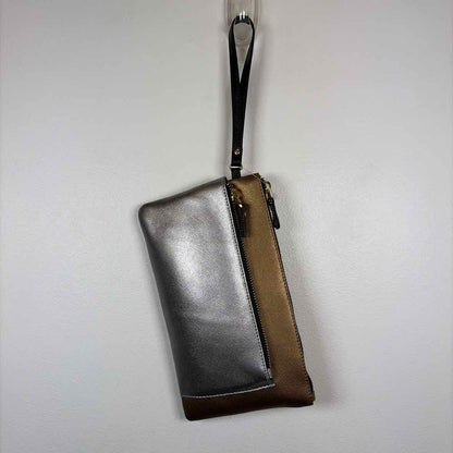 Pre-Owned Neiman Marcus Gold/Silver Coated Canvas Handbag