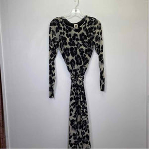 Pre-Owned Size 8/M Anne Klein Leopard Casual Dress