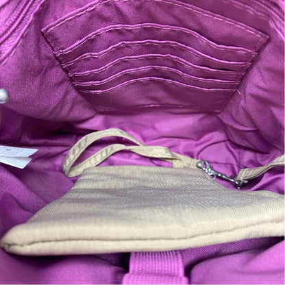 Pre-Owned Baggallini Tan Nylon Handbag