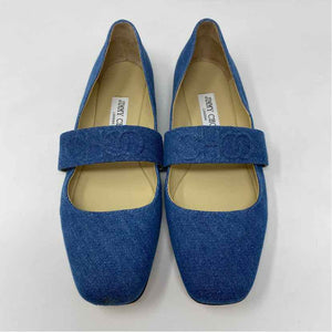 Pre-Owned Jimmy Choo Denim Denim Shoe Size 8.5 Designer Shoes