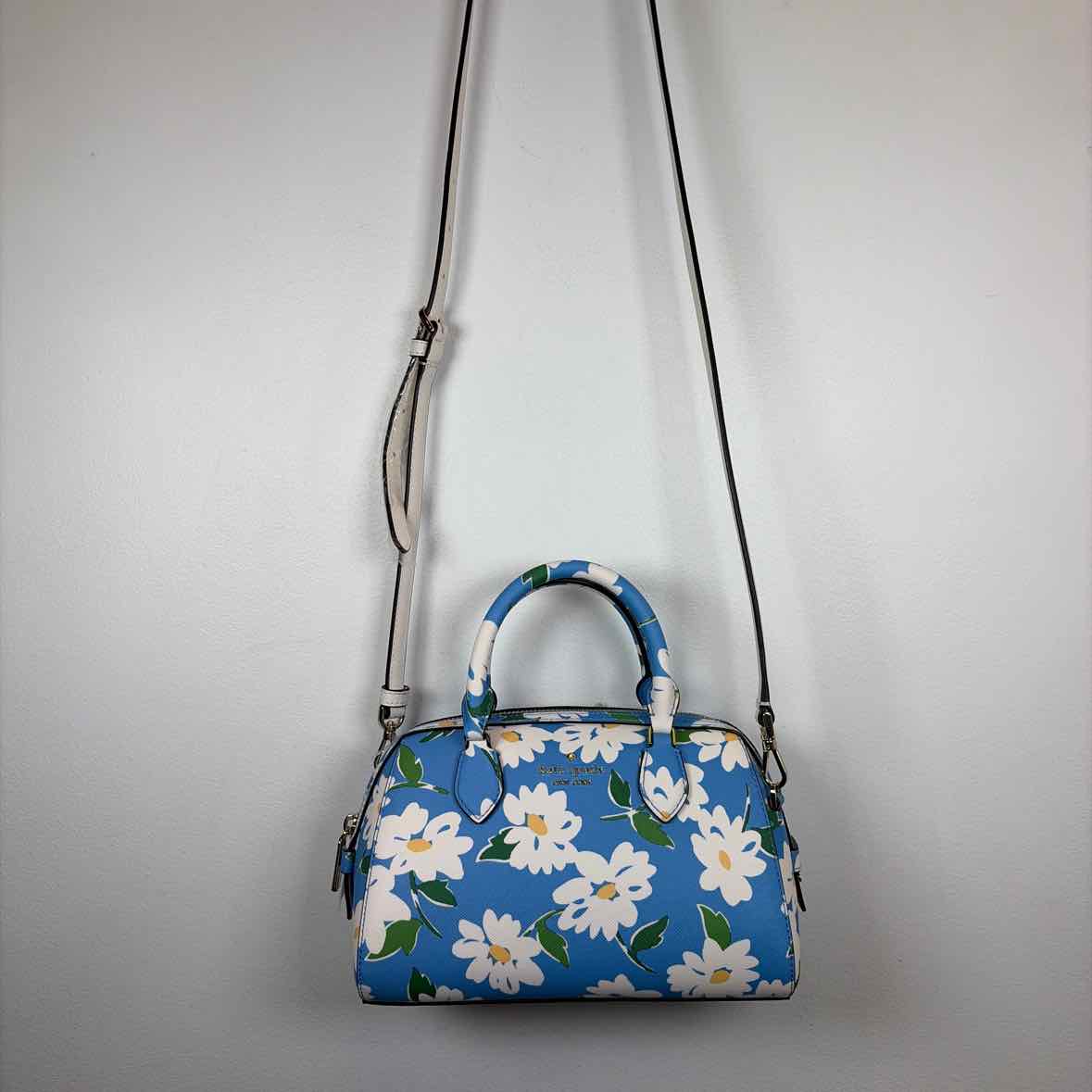 Pre-Owned Kate Spade Blue Leather Handbag