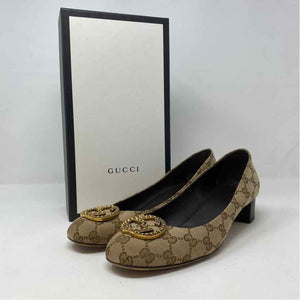 Pre-Owned Gucci Monogram Canvas Shoe Size 10.5 Designer Shoes