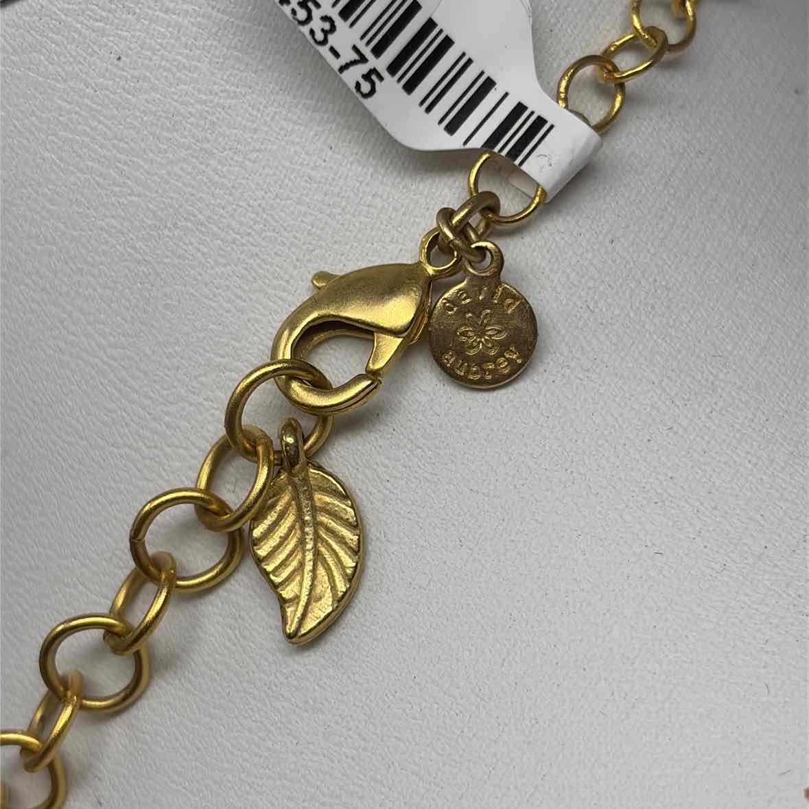 Pre-Owned David Aubrey Gold Multi Beaded Necklace