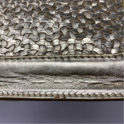 Pre-Owned Jimmy Choo Gold Leather Designer Handbag