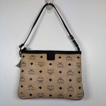 Pre-Owned MCM Beige Leather Designer Handbag