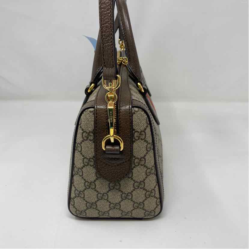 Pre-Owned Gucci Monogram Canvas Designer Handbag