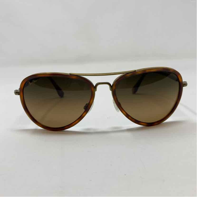 Pre-Owned Maui Jim Tortoise Plastic Sunglasses