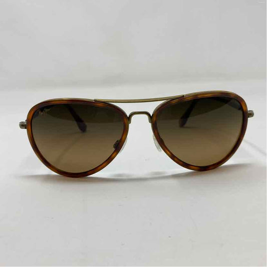 Pre-Owned Maui Jim Tortoise Plastic Sunglasses