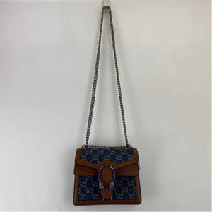 Pre-Owned Gucci Denim Denim Designer Handbag