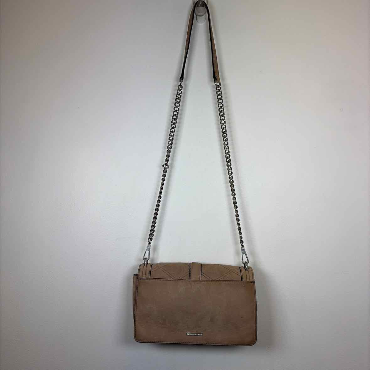Pre-Owned Rebecca Minkoff Taupe Leather Handbag