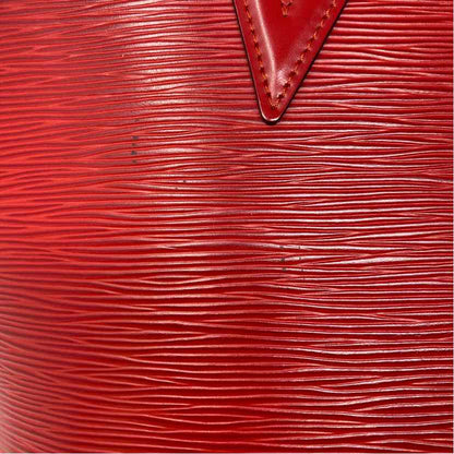 Pre-Owned Louis Vuitton Red Leather Designer Handbag