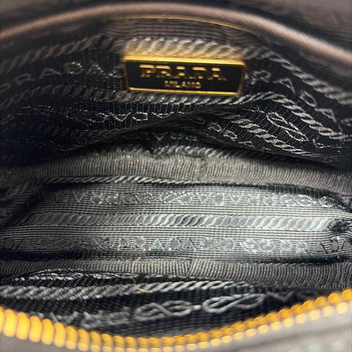 Pre-Owned Prada Black Nylon Designer Handbag