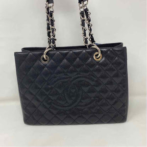 Pre-Owned Chanel Black Leather Designer Handbag