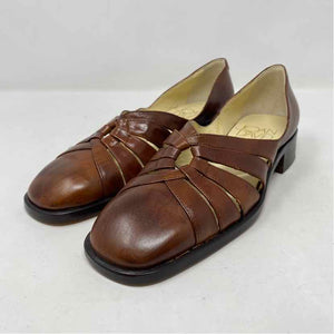 Pre-Owned Shoe Size 7.5 Joan & David Cognac Flats