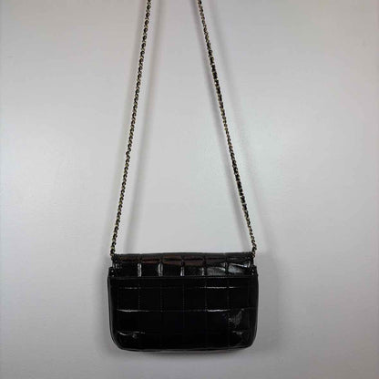 Pre-Owned Tory Burch Black Patent Handbag
