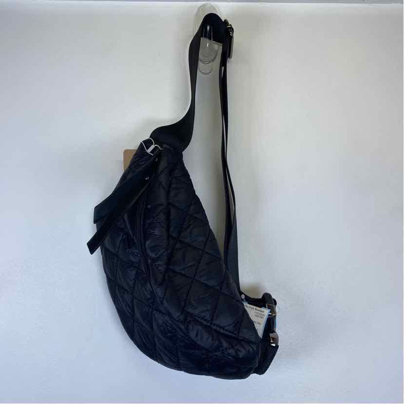 Boutique Black Nylon Handbag