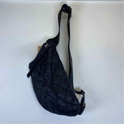 Boutique Black Nylon Handbag