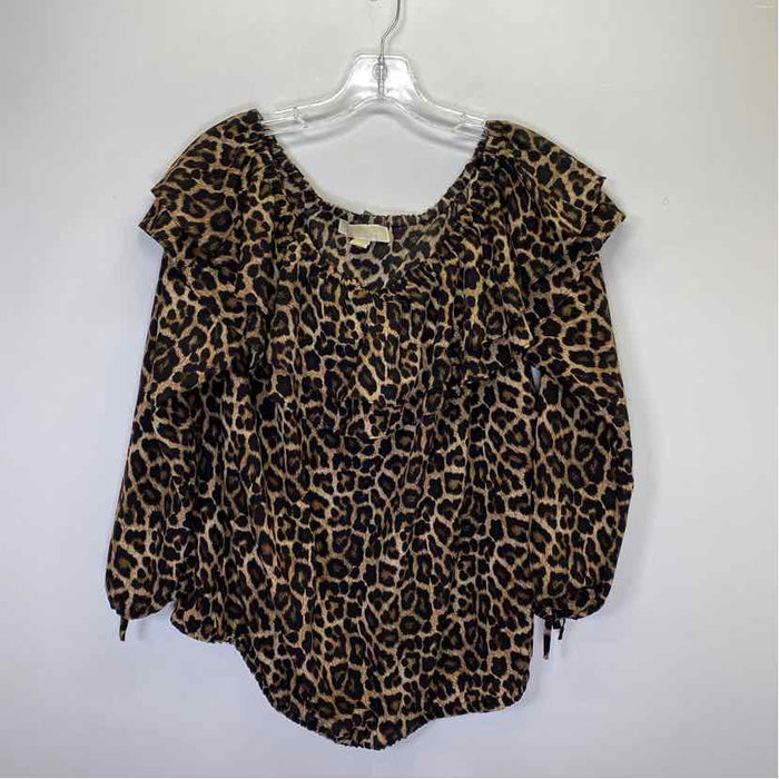 Pre-Owned Size L Michael Kors Leopard Top