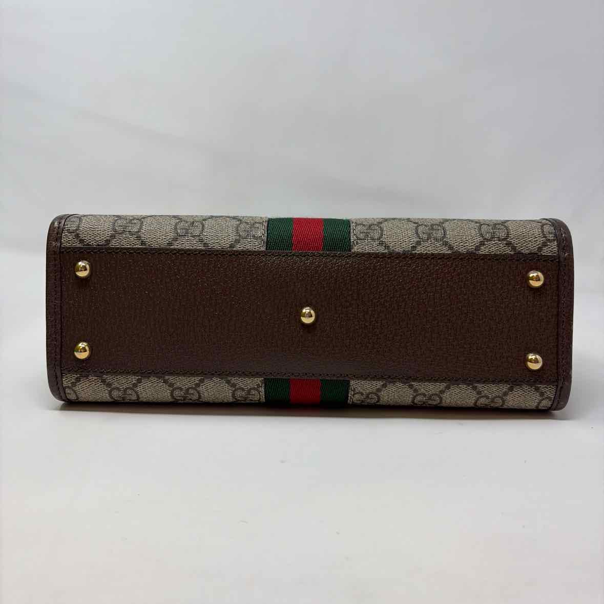 Pre-Owned Gucci Monogram Canvas Designer Handbag