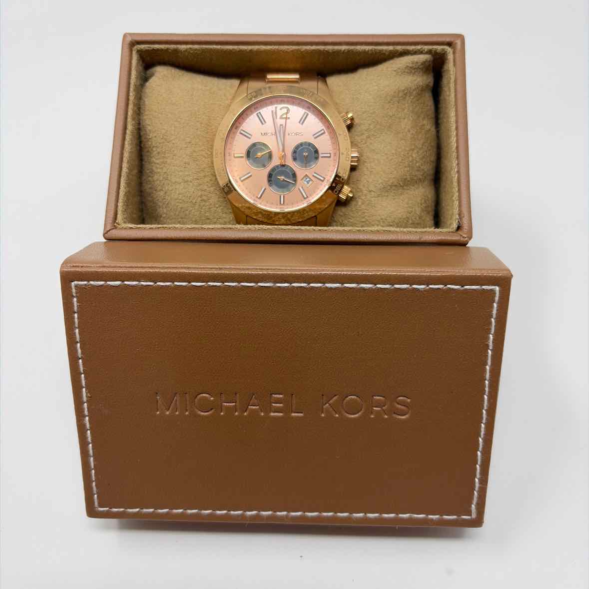 Pre-Owned Michael Kors Rose Gold Watch