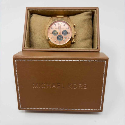 Pre-Owned Michael Kors Rose Gold Watch