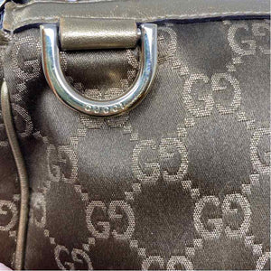 Pre-Owned Gucci Gold Nylon Designer Handbag