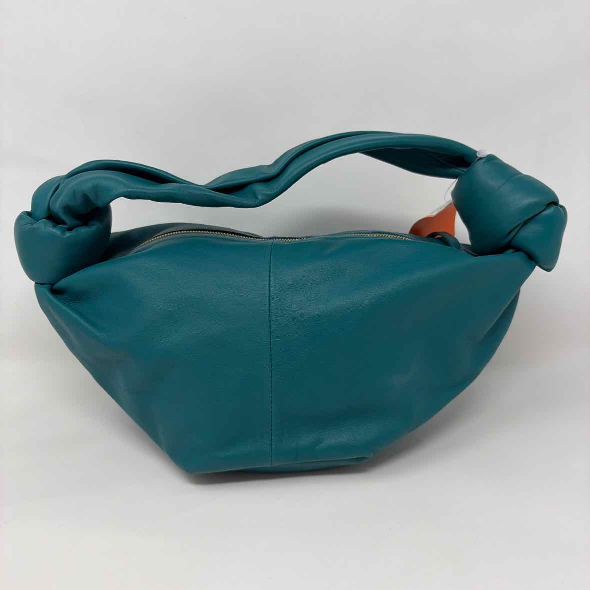 Pre-Owned Bottega Veneta Teal Leather Designer Handbag