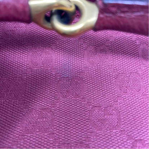 Pre-Owned Gucci Magenta Fabric Designer Handbag