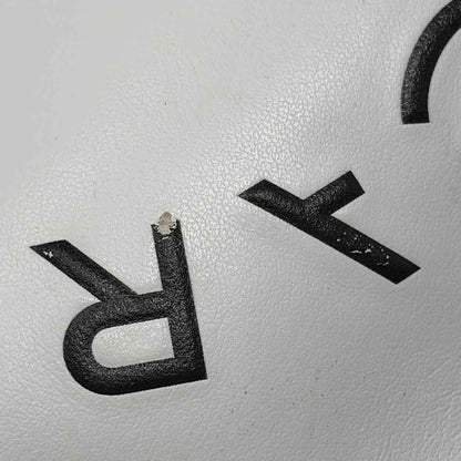 Pre-Owned Stella McCartney White/ Black Leather Designer Handbag