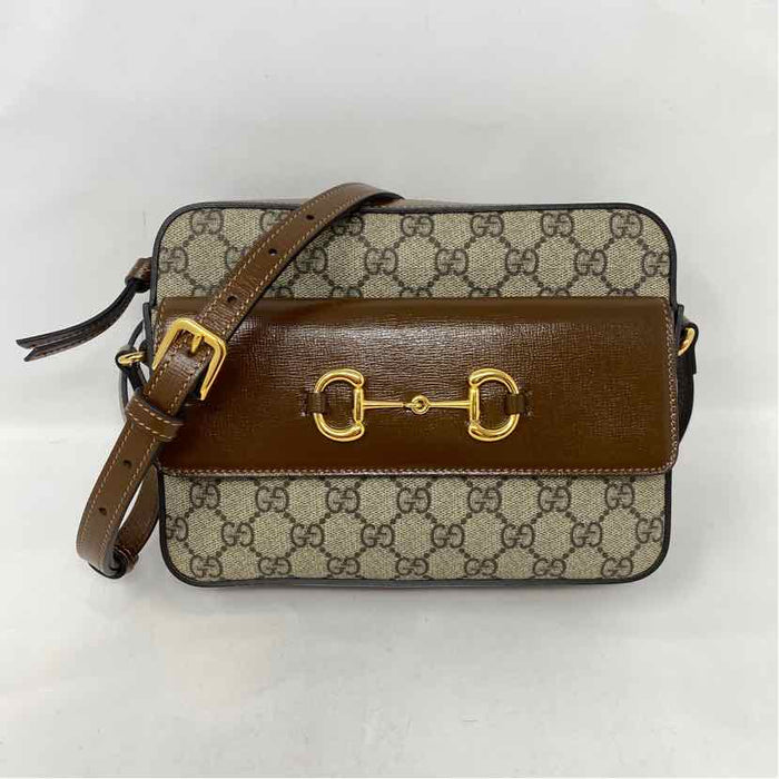 Pre-Owned Gucci Monogram Canvas Designer Handbag