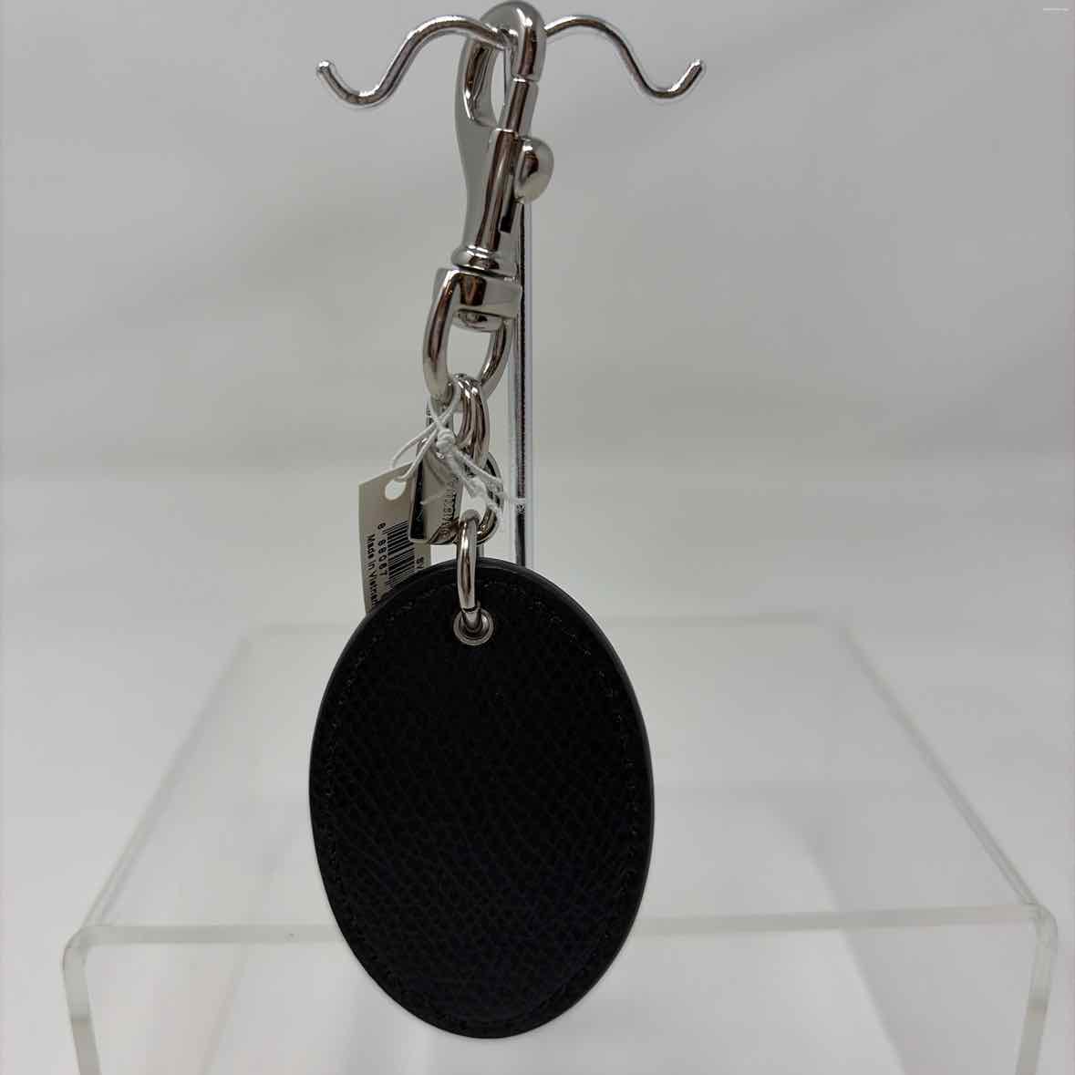 Pre-Owned Coach Black Leather Key Chain