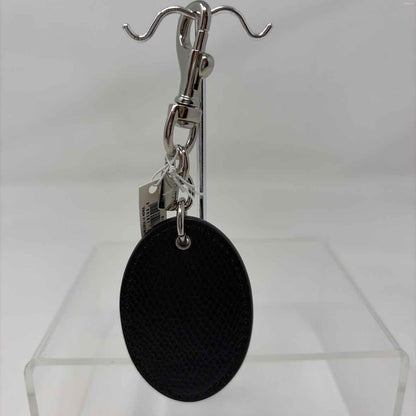 Pre-Owned Coach Black Leather Key Chain