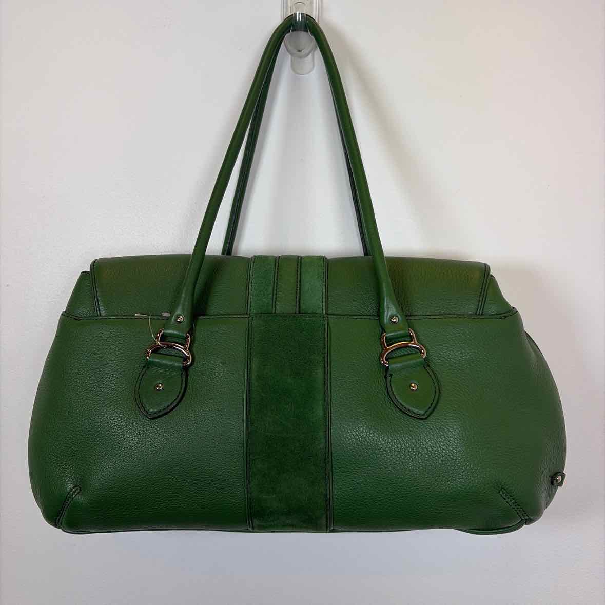 Pre-Owned Cole Haan Green Leather Handbag