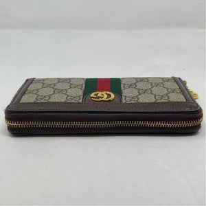 Pre-Owned Gucci Monogram Canvas Designer Wallet