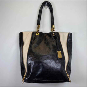 Pre-Owned Badgley Mischka Black Leather Handbag