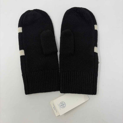 Pre-Owned Tory Sport Black/White Knit Gloves