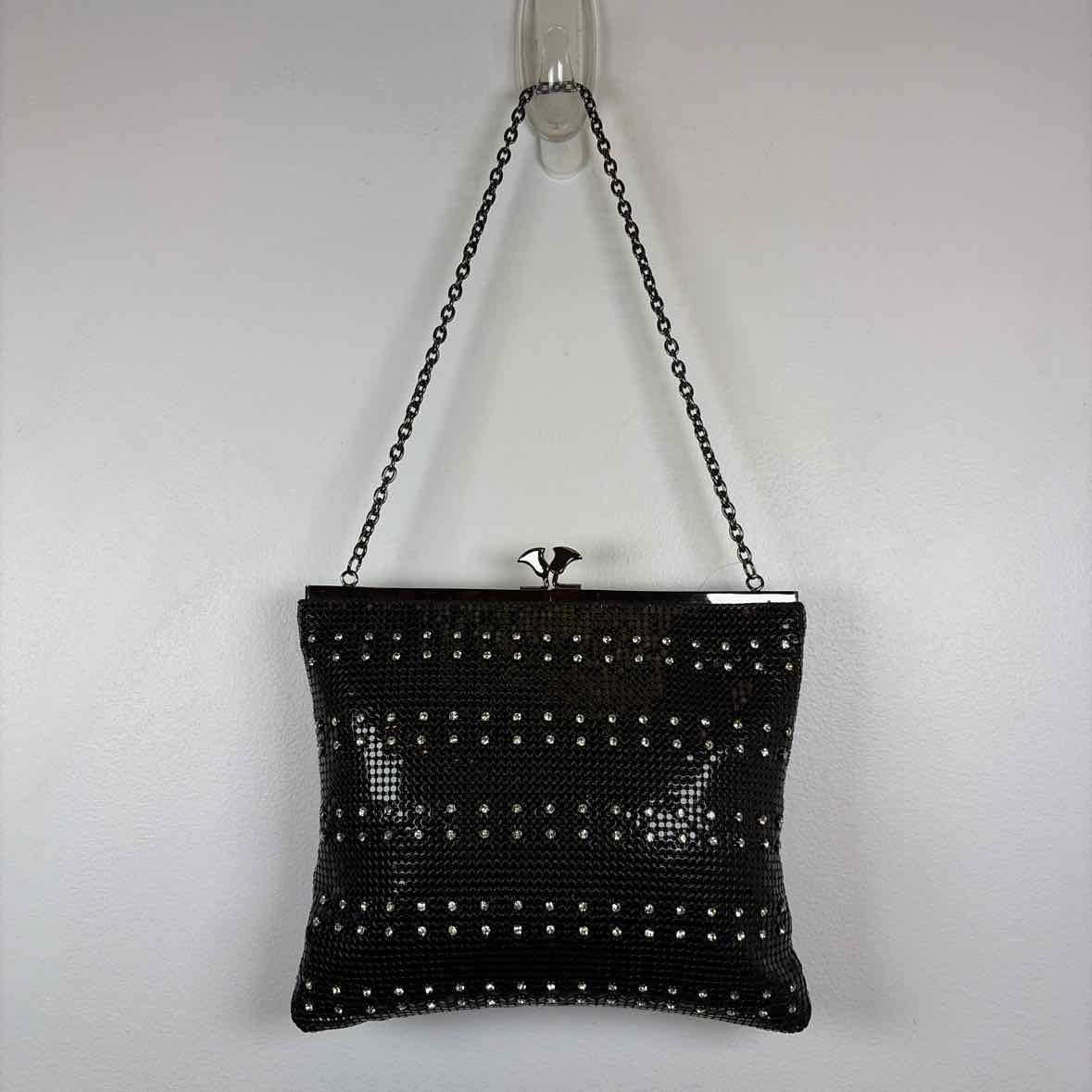 Pre-Owned Whiting & Davis Black Metal Handbag