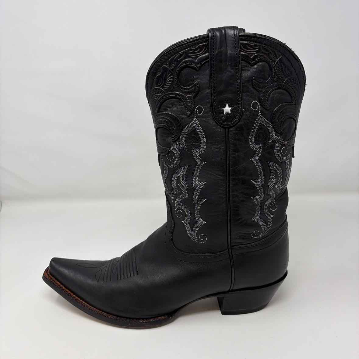 Pre-Owned Shoe Size 7 Tony Lama Black/White Boots