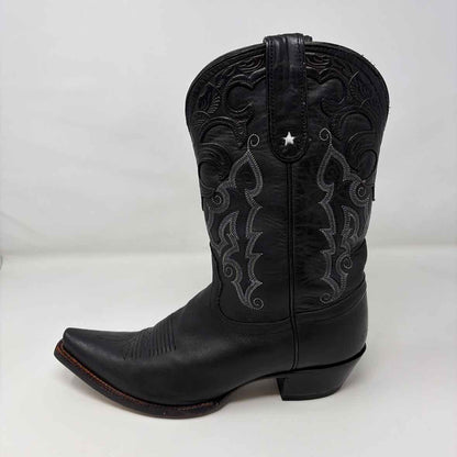 Pre-Owned Shoe Size 7 Tony Lama Black/White Boots