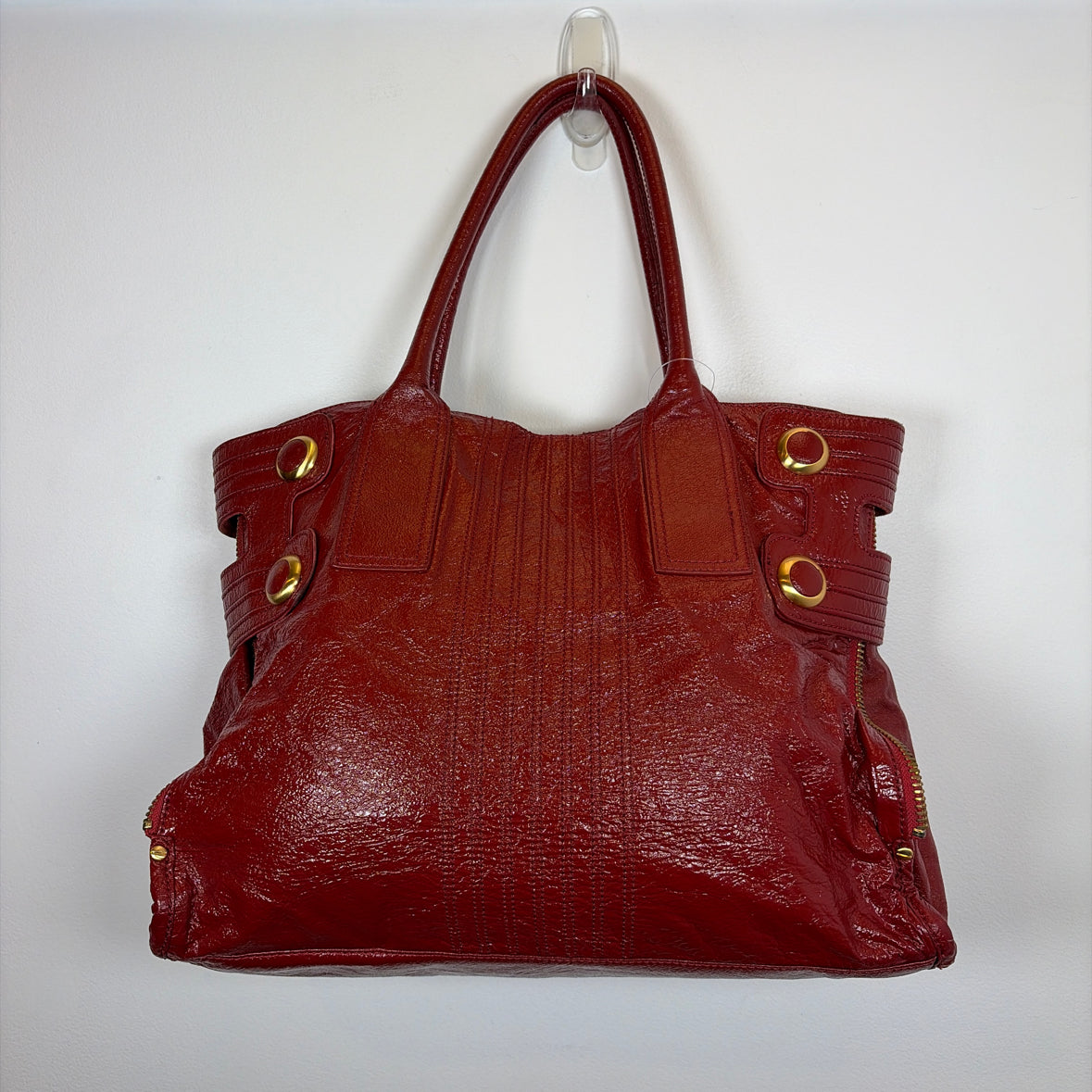Pre-Owned Cynthia Rowley Red Leather Handbag
