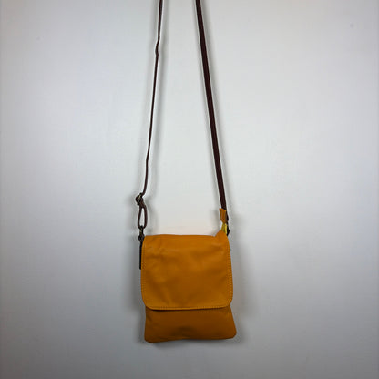Pre-Owned Aurora Orange Leather Handbag