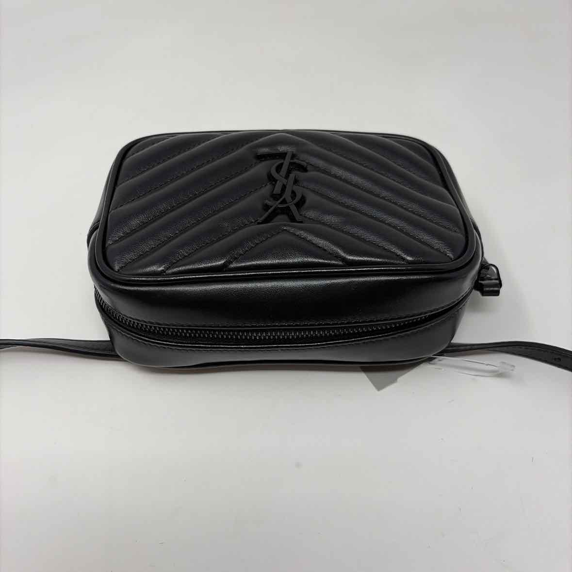Pre-Owned Saint Laurent Black Leather Designer Handbag