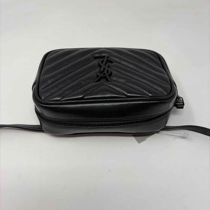 Pre-Owned Saint Laurent Black Leather Designer Handbag