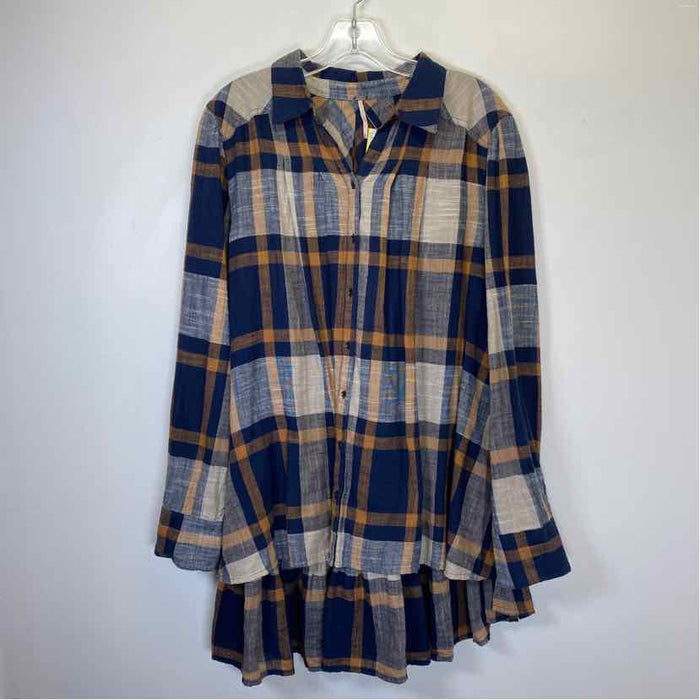 Pre-Owned Size L Free People Plaid Top