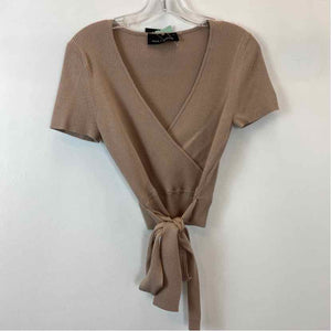 Pre-Owned Size M Mimi & Dotti Taupe Top