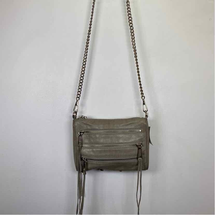 Pre-Owned Rebecca Minkoff Grey & Blue Leather Handbag